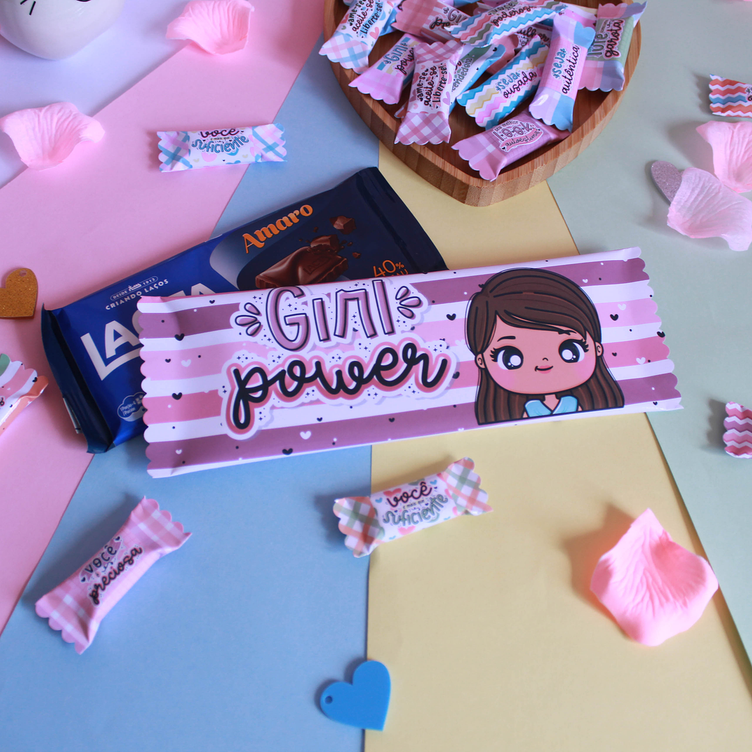 Arquivos Capa para barra de chocolate Dia da Mulher Kit Digital Pdf e Png 3