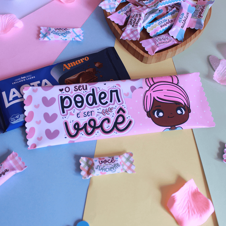 Arquivos Capa para barra de chocolate Dia da Mulher Kit Digital Pdf e Png 4