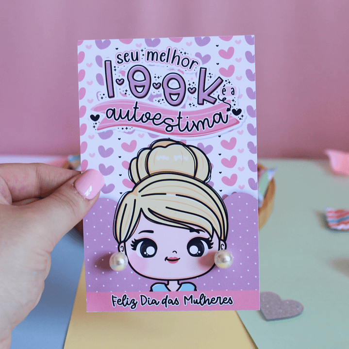 Arquivos Card para brinco Dia da Mulher Kit Digital Pdf e Png 12