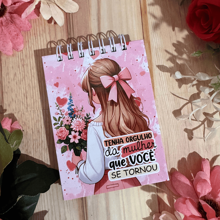 Arquivo Bloquinho 11x8 Dia da Mulher Kit Digital em Studio Pdf e Png 2