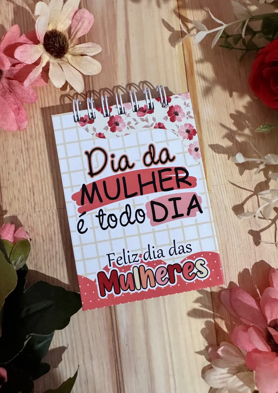 Arquivo Bloquinho 11x8 Dia da Mulher Kit Digital em Studio Pdf e Png 4