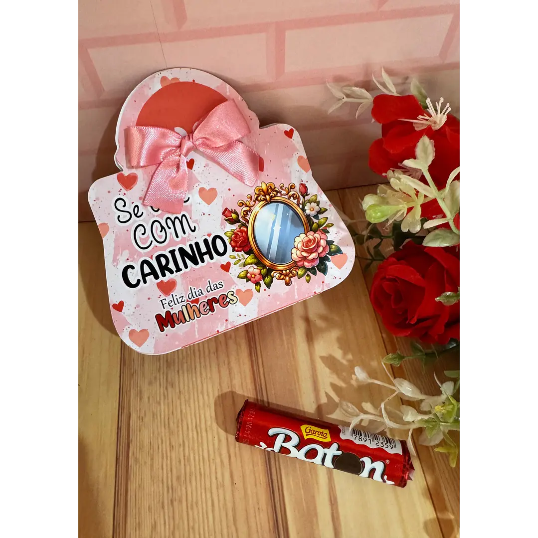 Arquivo Card Bolsinha Dia da Mulher Kit Digital em Studio Pdf e Png 1