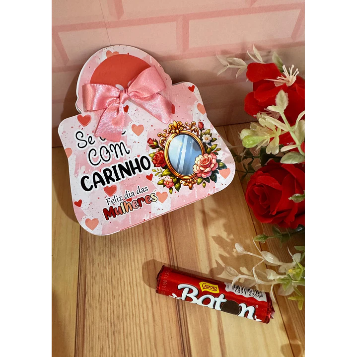 Arquivo Card Bolsinha Dia da Mulher Kit Digital em Studio Pdf e Png 1