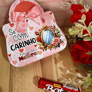 Arquivo Card Bolsinha Dia da Mulher Kit Digital em Studio Pdf e Png