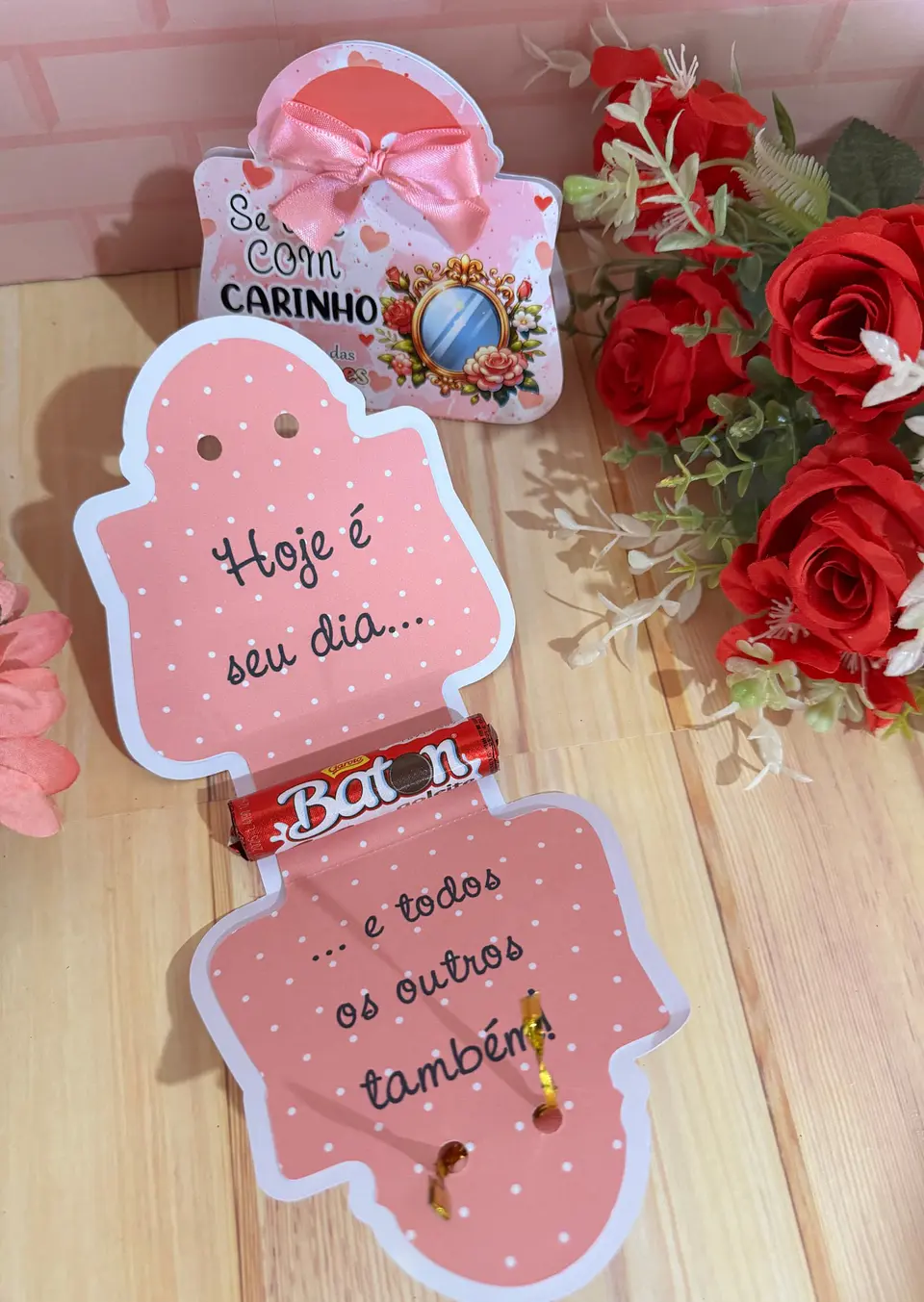 Arquivo Card Bolsinha Dia da Mulher Kit Digital em Studio Pdf e Png 6
