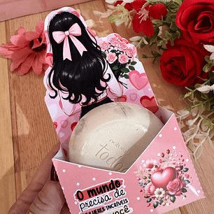 Arquivo Caixa de Sabonete Dia da Mulher Kit Digital em Studio Pdf e Png