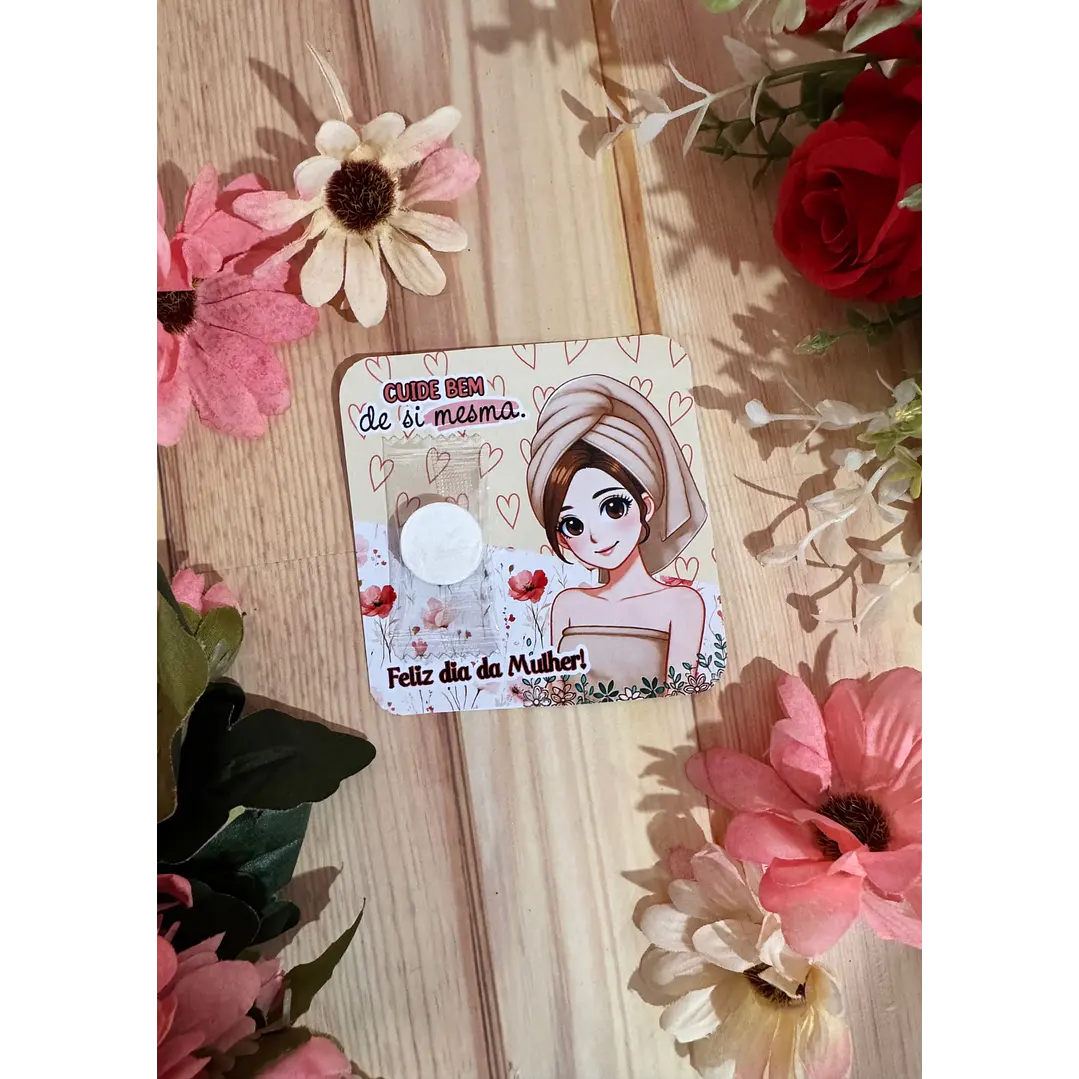 Arquivo Card Adesivos Manteiga Bala Xuxinha Máscara Dia da Mulher Kit Digital em Studio Pdf e Png 4