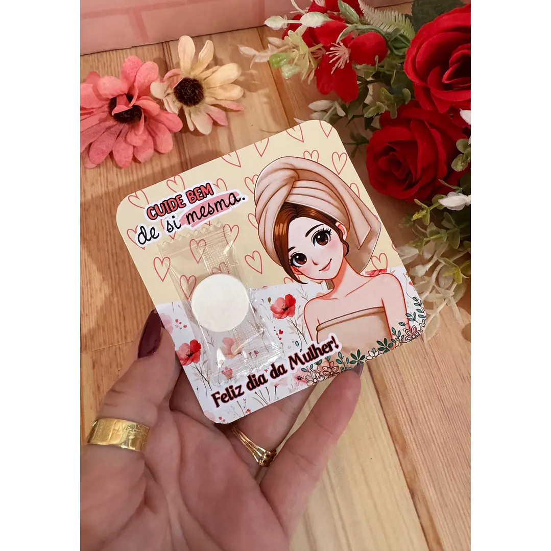 Arquivo Card Adesivos Manteiga Bala Xuxinha Máscara Dia da Mulher Kit Digital em Studio Pdf e Png 8