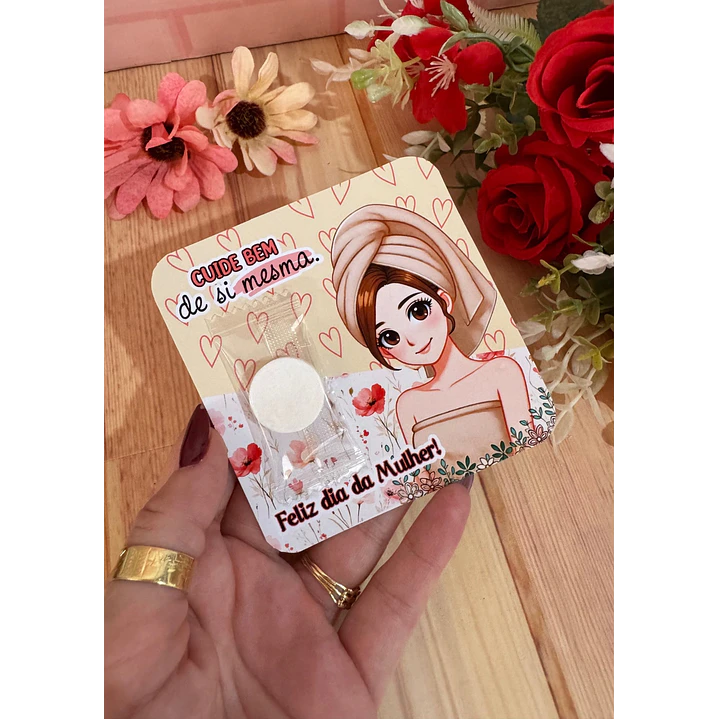Arquivo Card Adesivos Manteiga Bala Xuxinha Máscara Dia da Mulher Kit Digital em Studio Pdf e Png 8