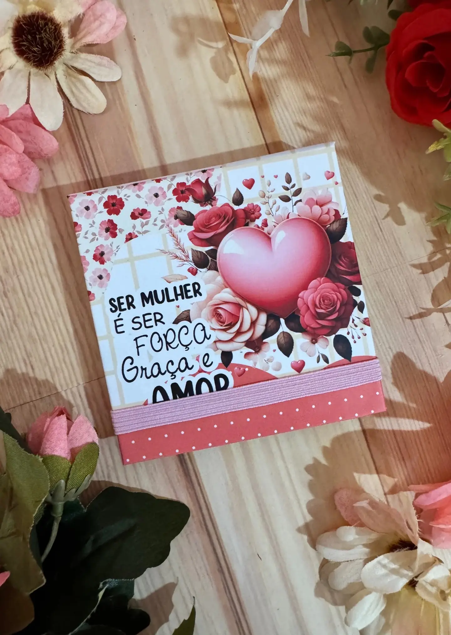 Arquivo Porta Post It 76mm Dia da Mulher Kit Digital em Studio Pdf e Png 3
