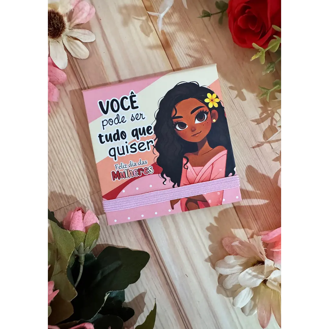 Arquivo Porta Post It 76mm Dia da Mulher Kit Digital em Studio Pdf e Png 5