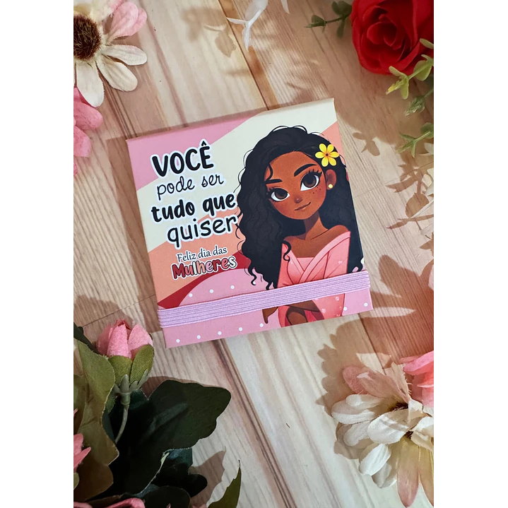 Arquivo Porta Post It 76mm Dia da Mulher Kit Digital em Studio Pdf e Png 5