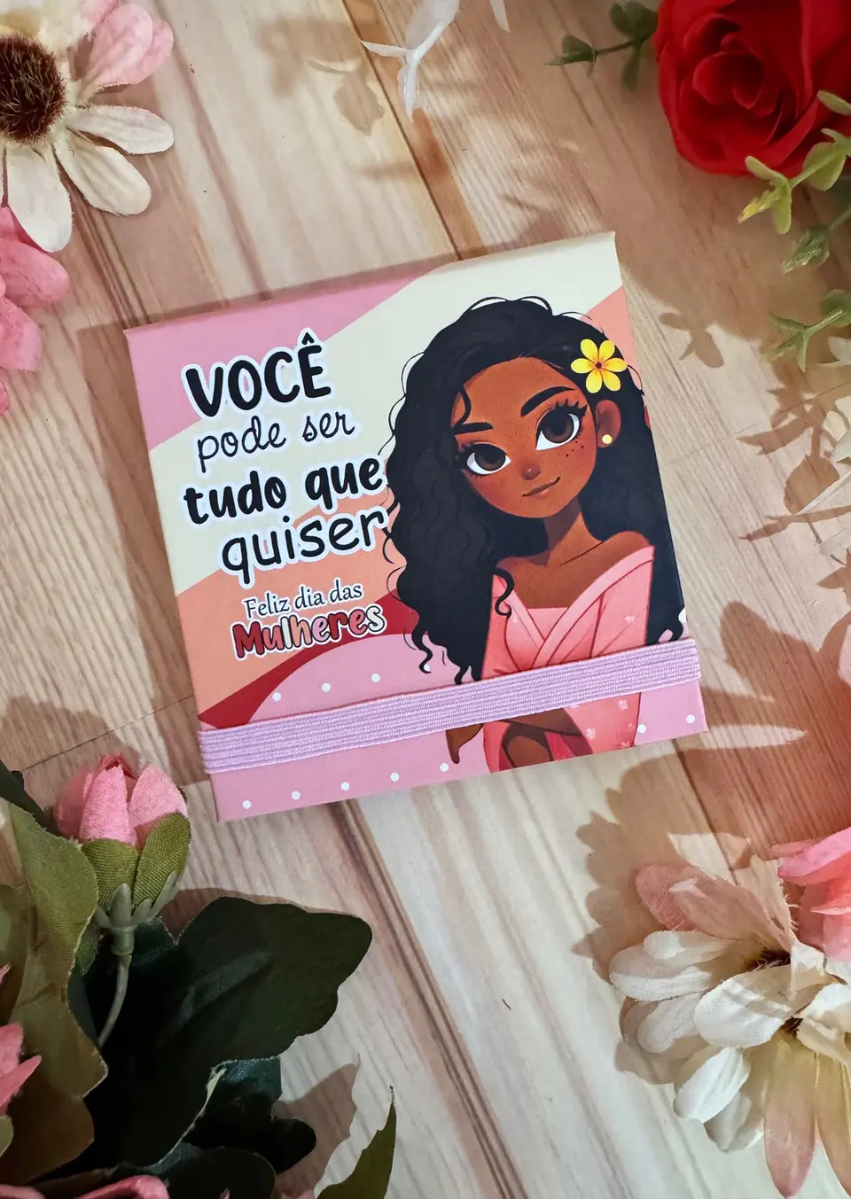 Arquivo Porta Post It 76mm Dia da Mulher Kit Digital em Studio Pdf e Png 5