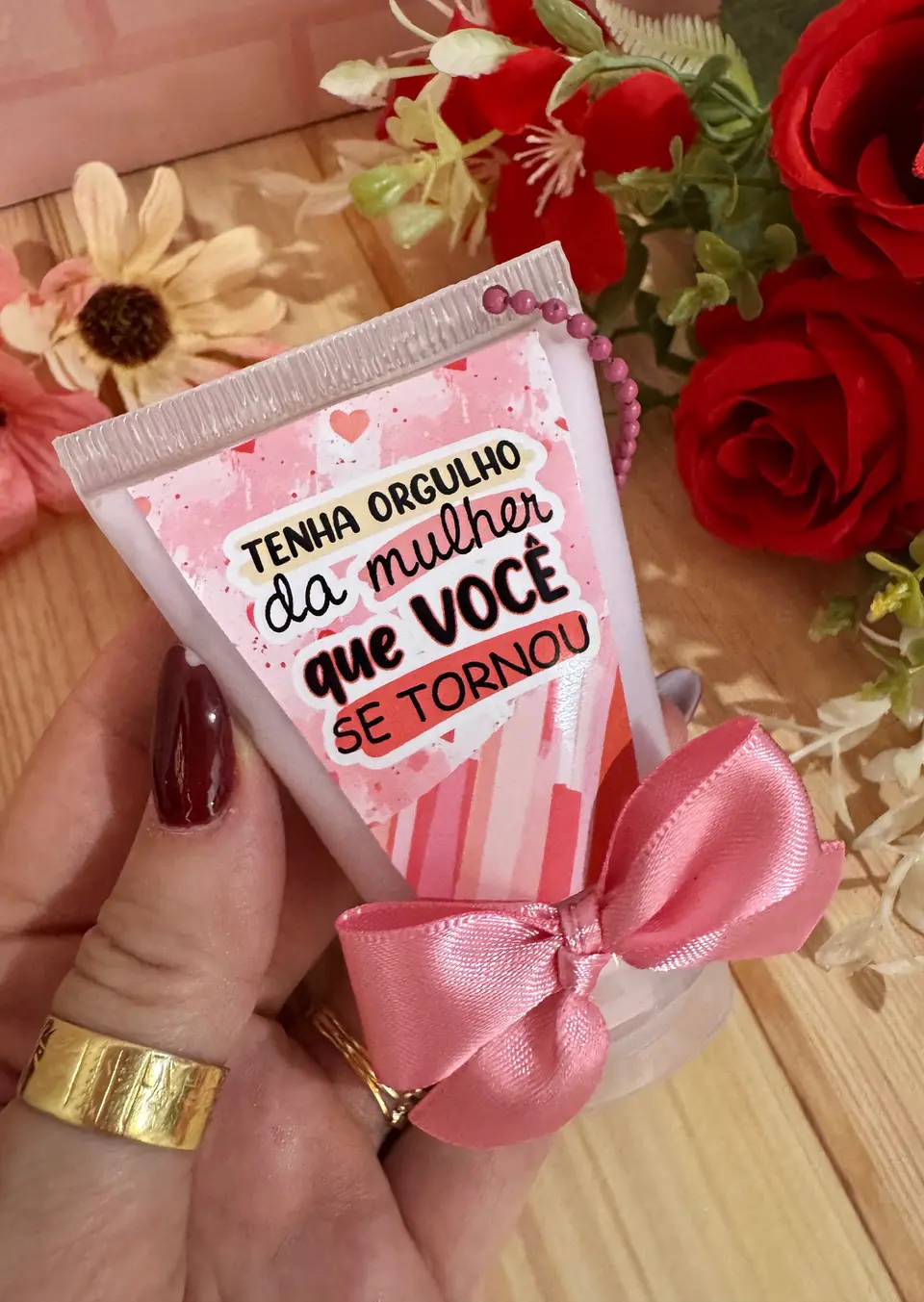 Arquivo Chaveiro Bisnaga 30 ml na Caixinha Dia da Mulher Kit Digital em Studio Pdf e Png 2