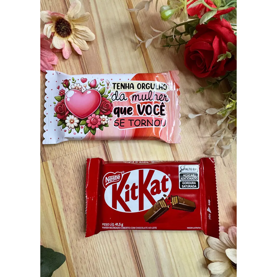 Arquivo Kit Kat Dia da Mulher Kit Digital em Studio Pdf e Png 1