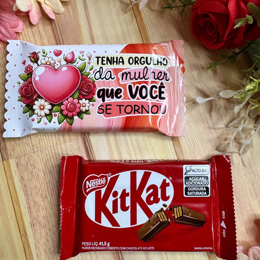 Arquivo Kit Kat Dia da Mulher Kit Digital em Studio Pdf e Png 1