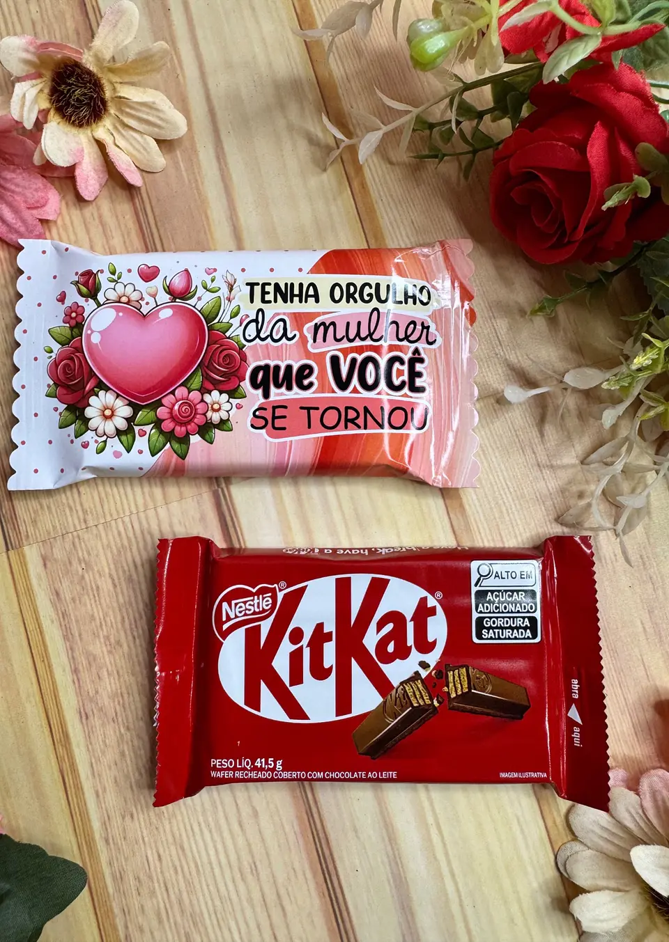 Arquivo Kit Kat Dia da Mulher Kit Digital em Studio Pdf e Png 1