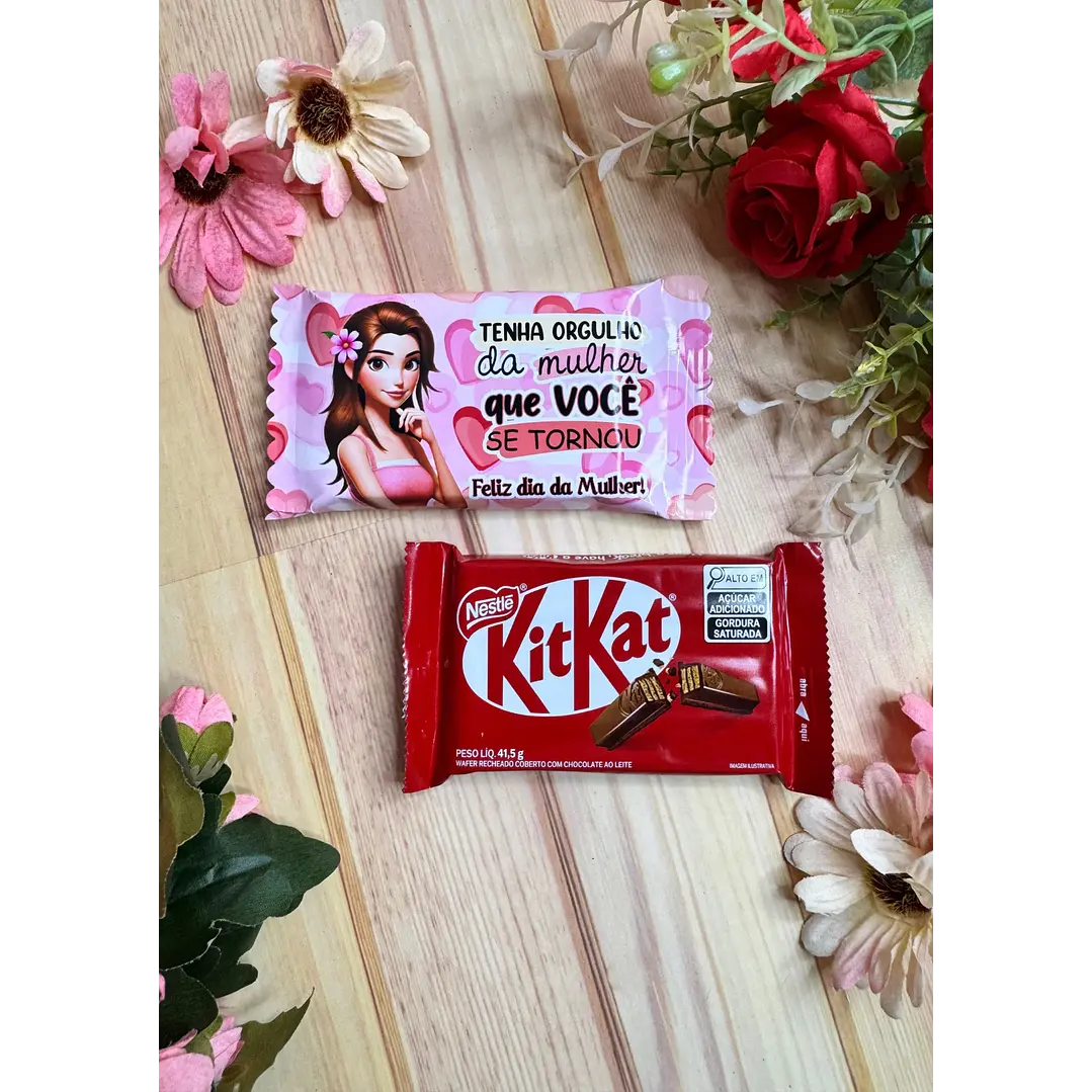 Arquivo Kit Kat Dia da Mulher Kit Digital em Studio Pdf e Png 2