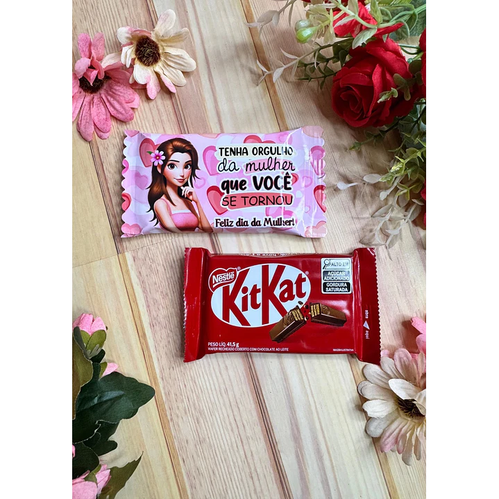 Arquivo Kit Kat Dia da Mulher Kit Digital em Studio Pdf e Png 2