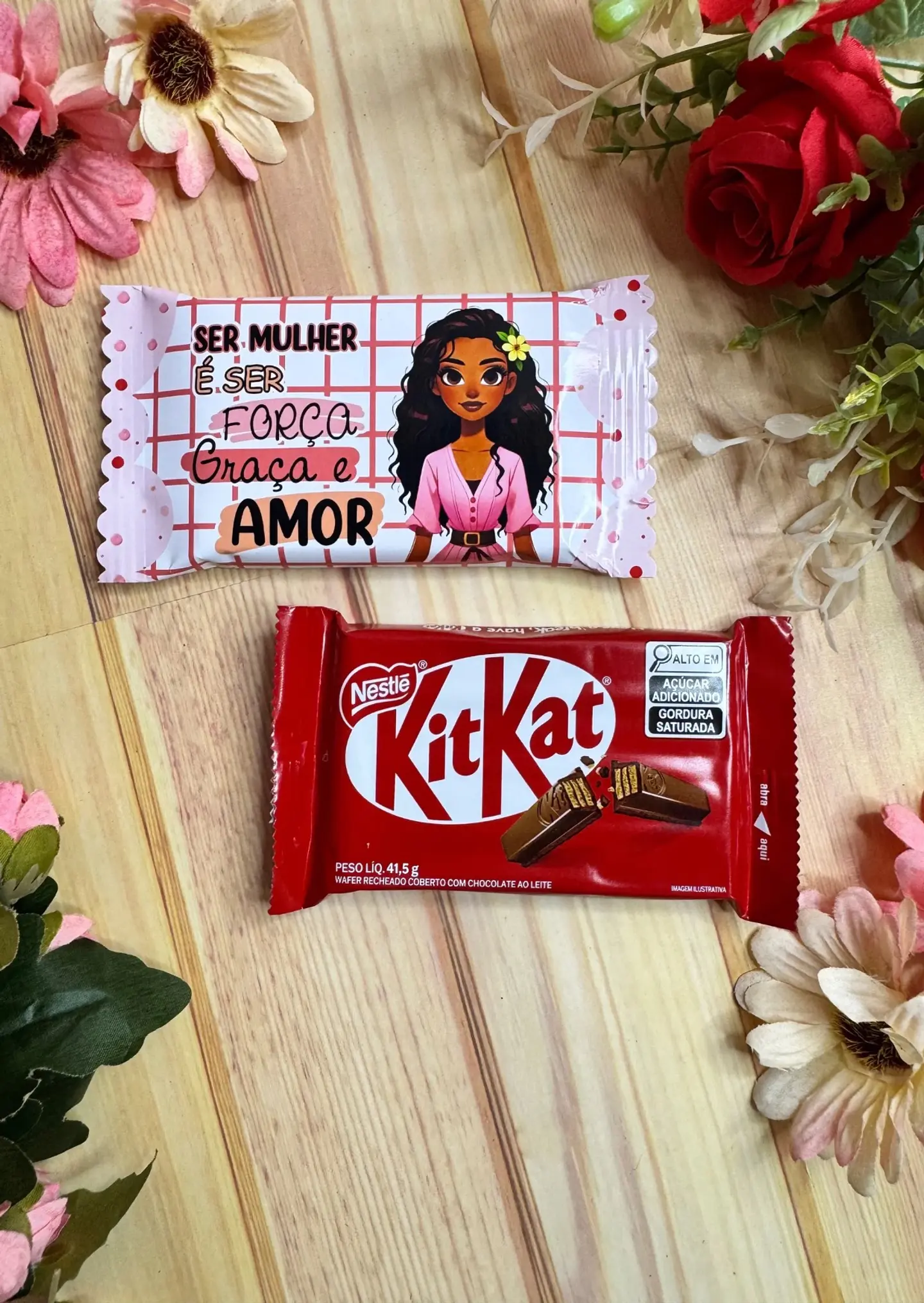 Arquivo Kit Kat Dia da Mulher Kit Digital em Studio Pdf e Png 3