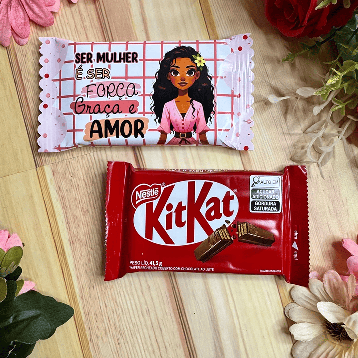 Arquivo Kit Kat Dia da Mulher Kit Digital em Studio Pdf e Png 3
