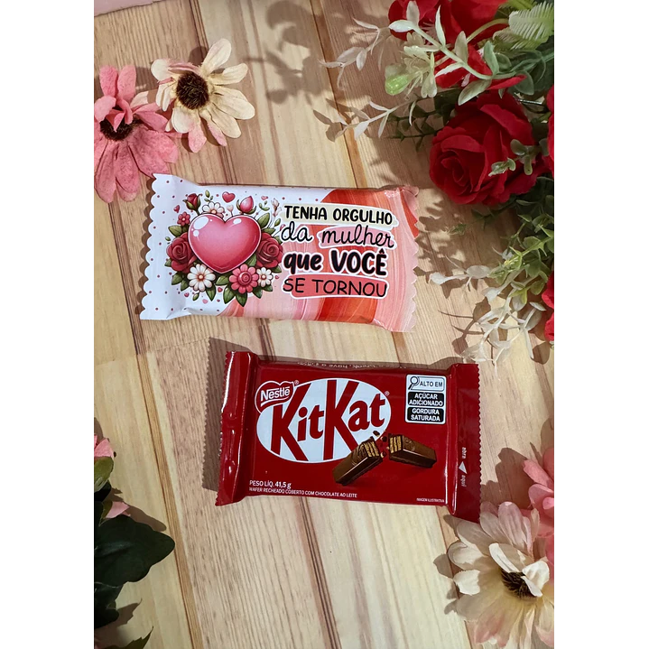 Arquivo Kit Kat Dia da Mulher Kit Digital em Studio Pdf e Png 5