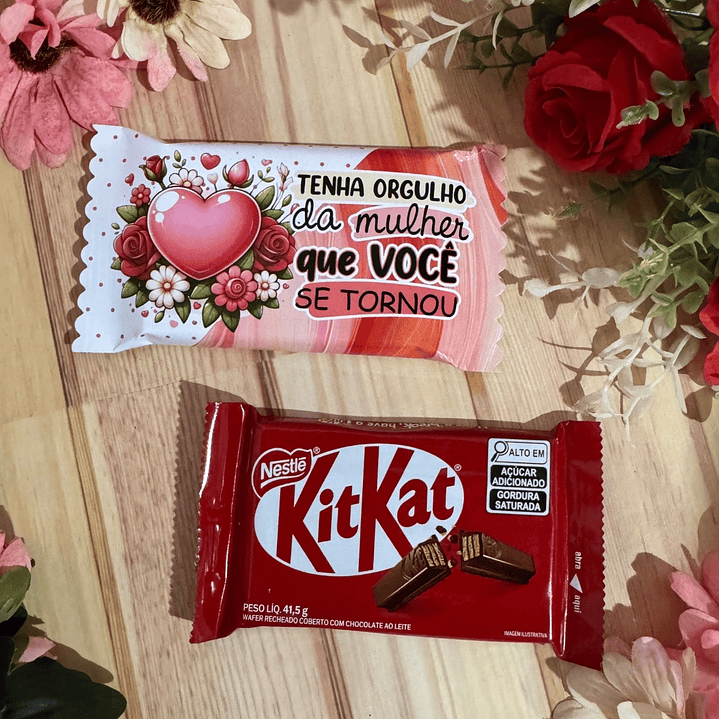 Arquivo Kit Kat Dia da Mulher Kit Digital em Studio Pdf e Png 5