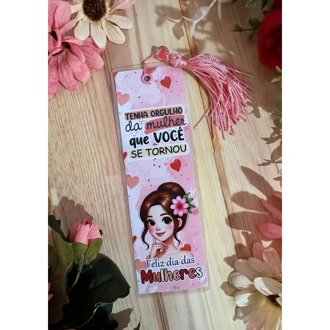 Arquivo Marca Pagina Dia da Mulher Kit Digital em Studio Pdf e Png 3