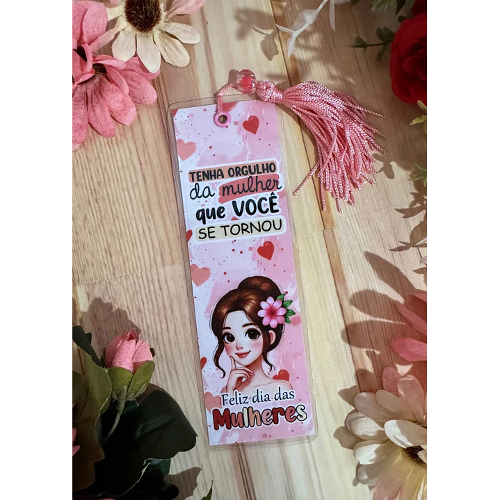 Arquivo Marca Pagina Dia da Mulher Kit Digital em Studio Pdf e Png 3