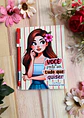 Arquivo Capa Bloquinho A6 com Caneta Dia da Mulher Kit Digital em Studio Pdf e Png - thumbnail 3