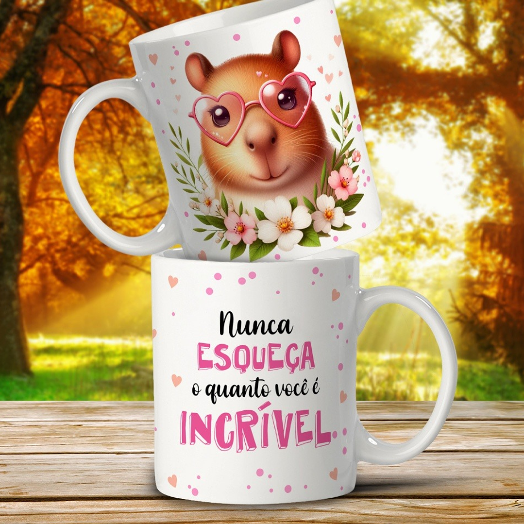 11 Artes para Caneca Capivara debochada Arquivo em Editável 11