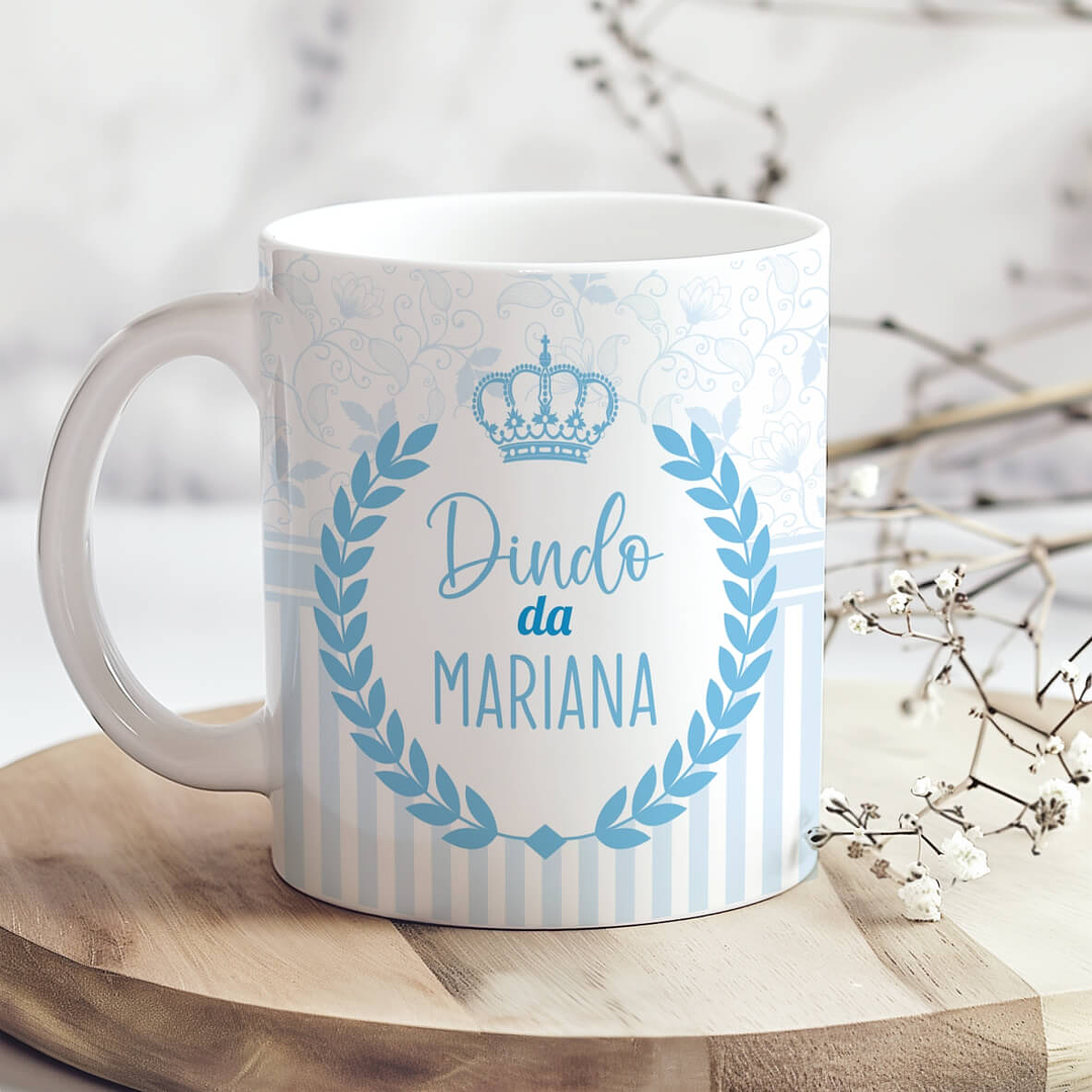 36 Artes para Caneca Dindos Padrinhos Arquivo Editável 7