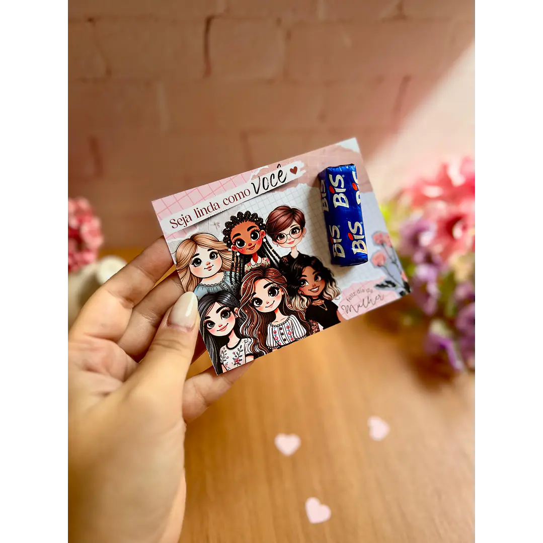 Arquivo de Corte Card Versatil Dia da Mulher Kit Digital em Pdf e Png 1