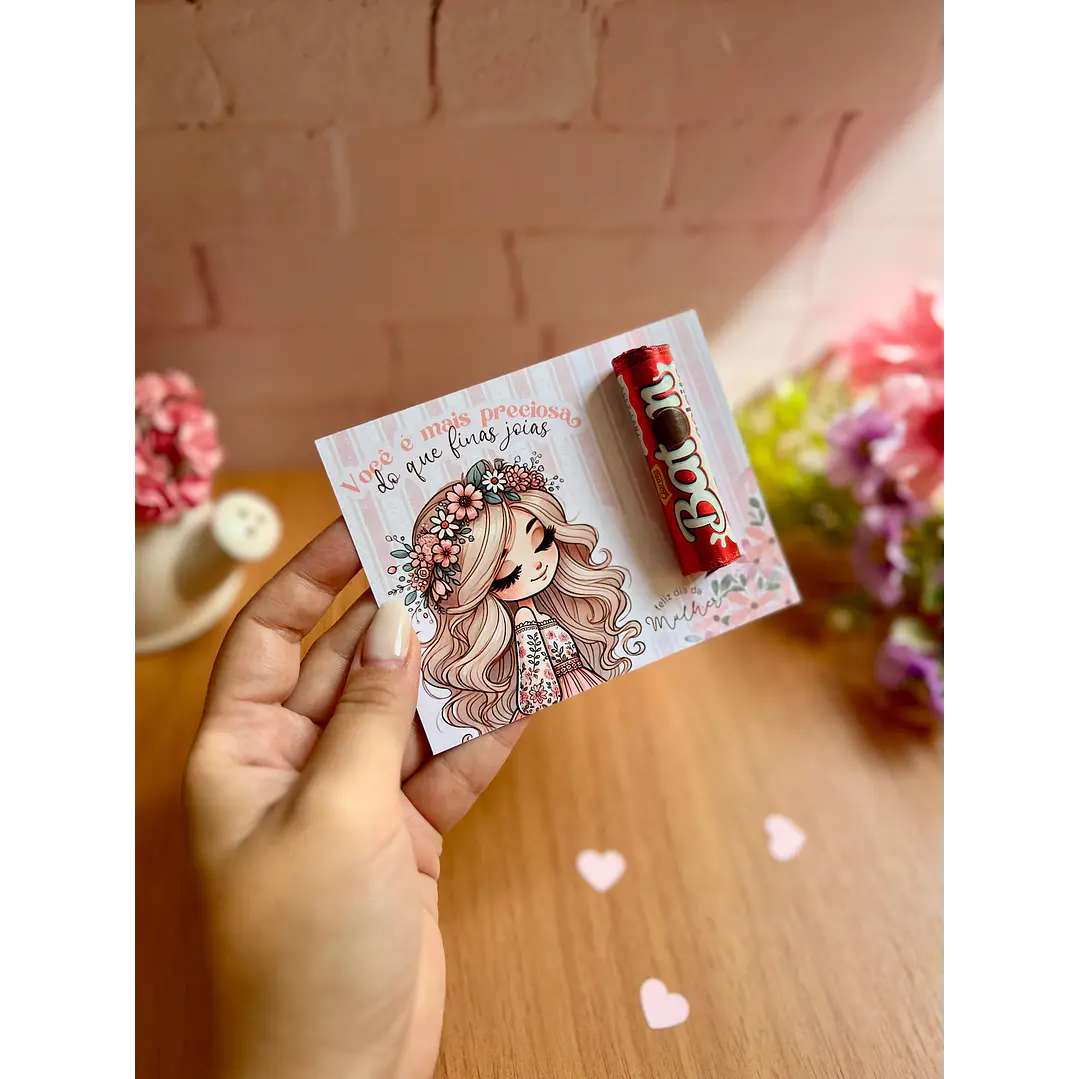 Arquivo de Corte Card Versatil Dia da Mulher Kit Digital em Pdf e Png 4