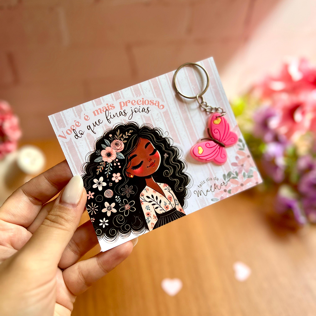 Arquivo de Corte Card Versatil Dia da Mulher Kit Digital em Pdf e Png 6