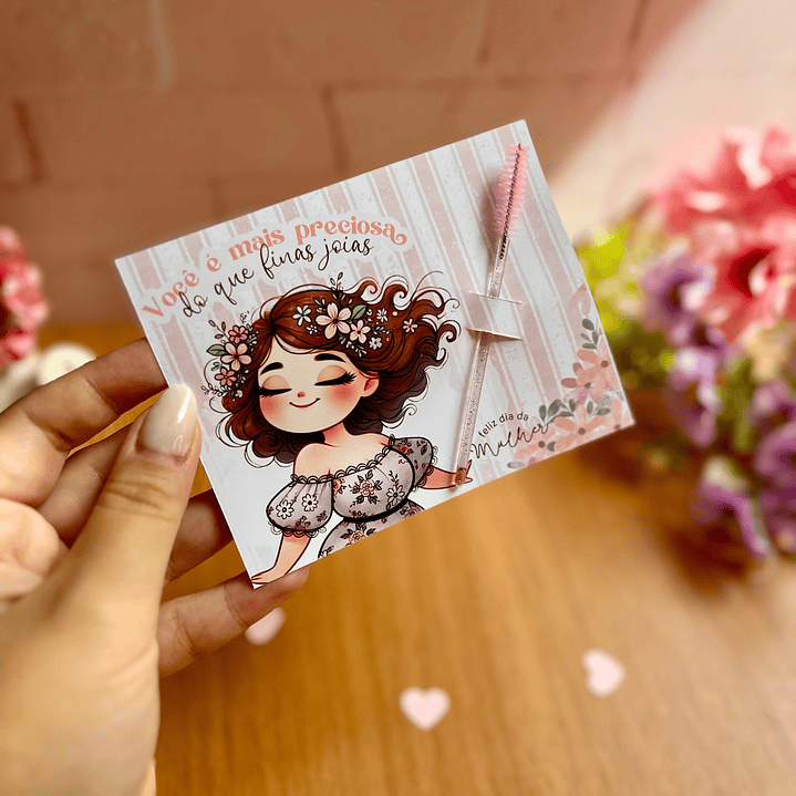 Arquivo de Corte Card Versatil Dia da Mulher Kit Digital em Pdf e Png 8