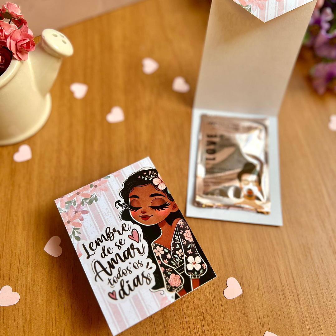 Arquivo de Corte Porta Mascara Facial Dia da Mulher Kit Digital em Pdf e Png 5