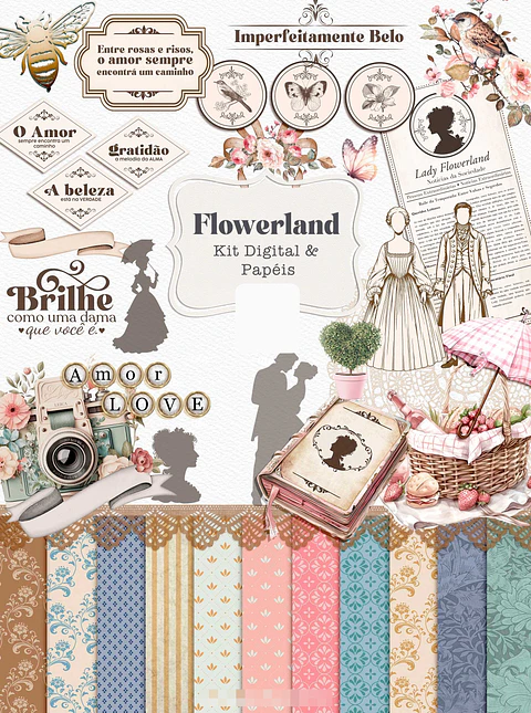 Kit Digital Flowerland Png
