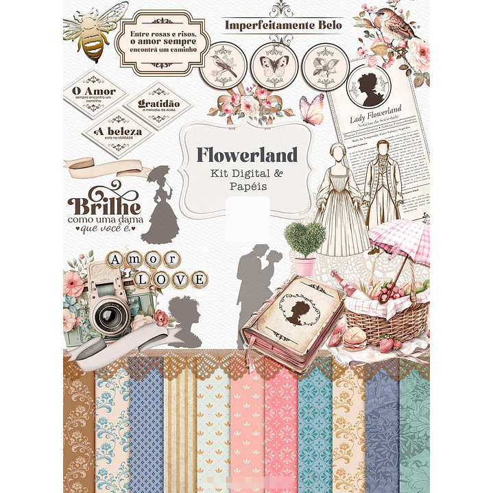 Kit Digital Flowerland Png 1