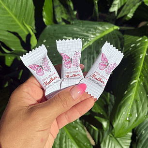 Arquivo de Corte Bala Personalizada Dia da Mulher Kit Digital em Pdf e Png