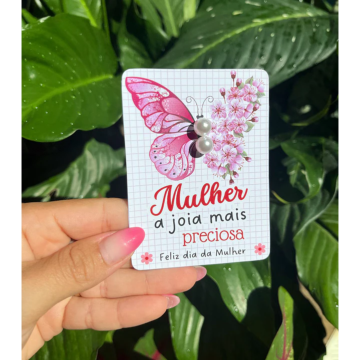 Arquivo de Corte Card Brinco Dia da Mulher Kit Digital em Pdf e Png 1