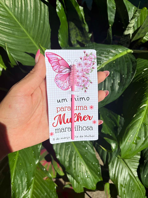 Arquivo de Corte Card Escovinha Dia da Mulher Kit Digital em Pdf e Png