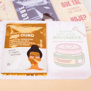 Arquivo de Corte Skin Care Mascara Facial Dia da Mulher Kit Digital Png e Pdf