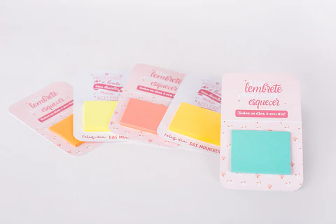 Arquivo de Corte Post It Dia da Mulher Kit Digital Png e Pdf