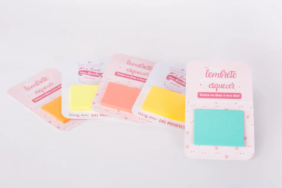 Arquivo de Corte Post It Dia da Mulher Kit Digital Png e Pdf 1