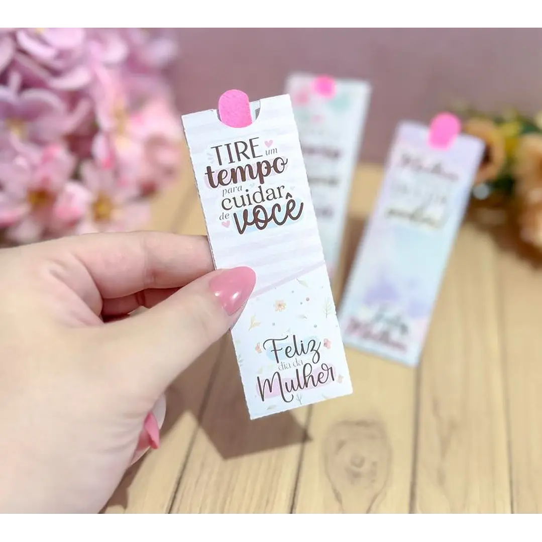 Arquivo de Corte Porta Mini Lixa Dia da Mulher Kit Digital Png e Pdf 2