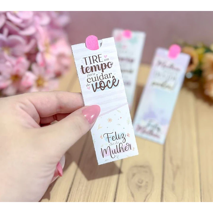 Arquivo de Corte Porta Mini Lixa Dia da Mulher Kit Digital Png e Pdf 2