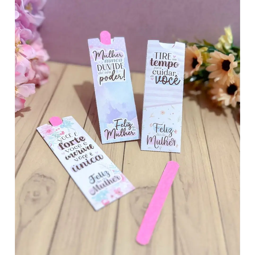 Arquivo de Corte Porta Mini Lixa Dia da Mulher Kit Digital Png e Pdf 3