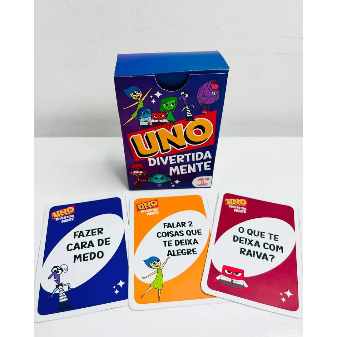 Arquivo Pronto para Imprimir Uno Divertidamente Jogo de Cartas Png e Pdf  2