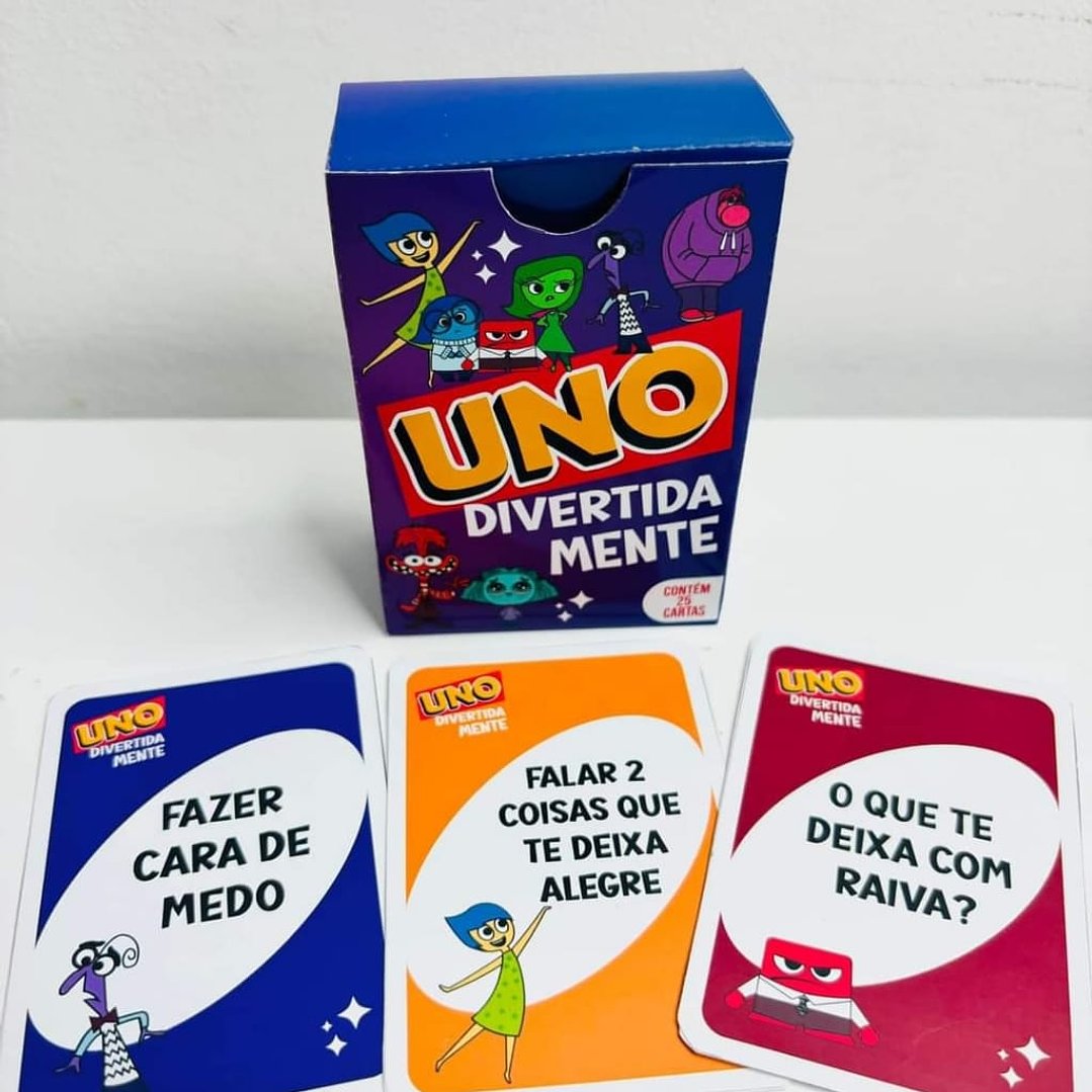 Arquivo Pronto para Imprimir Uno Divertidamente Jogo de Cartas Png e Pdf  2